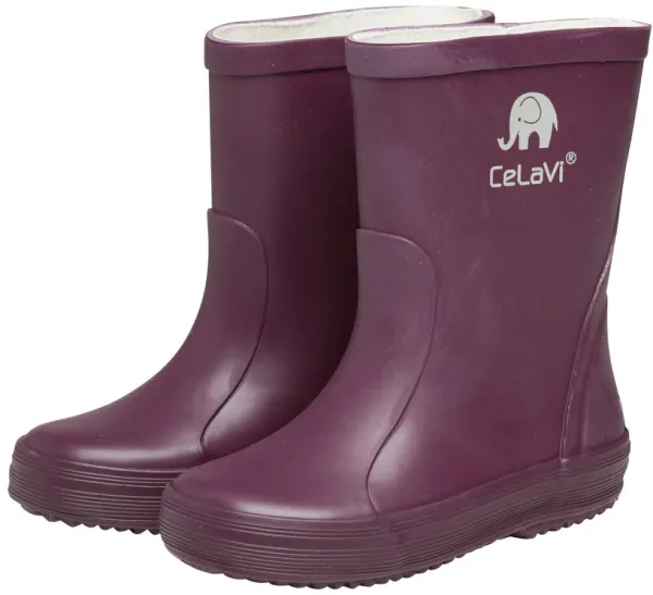 Basic Rubber Boot - 666 Blackberry Wine - 23